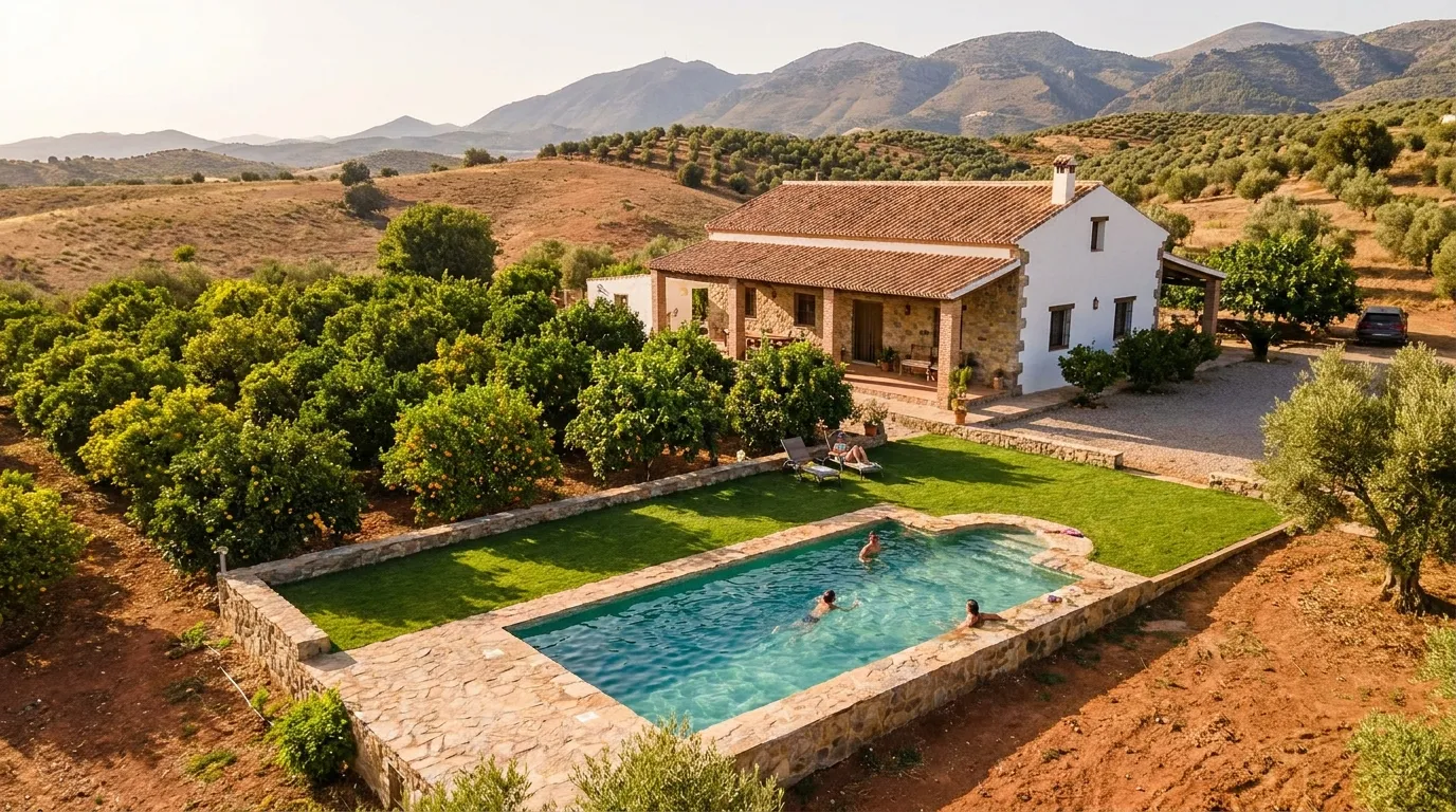 Casa de campo en Coín Valle del Guadalhorce Málaga